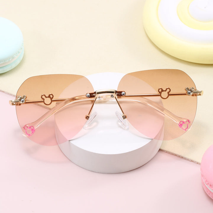 Women's lightweight geometric sunglasses with unique frame and mirrored lenses Stornfield