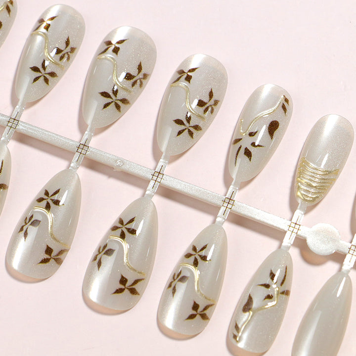 Elegant Designer Press-On Nail Set Stornfield