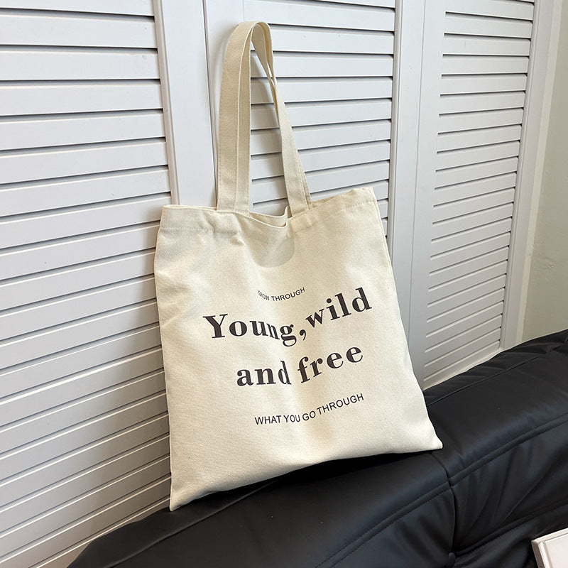 Motivational Canvas Tote Bag Stornfield