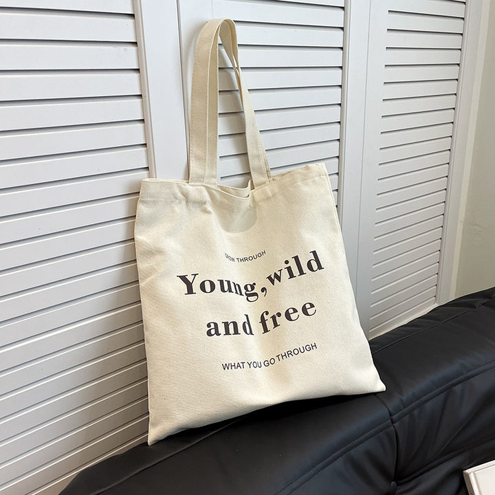 Motivational Canvas Tote Bag Stornfield