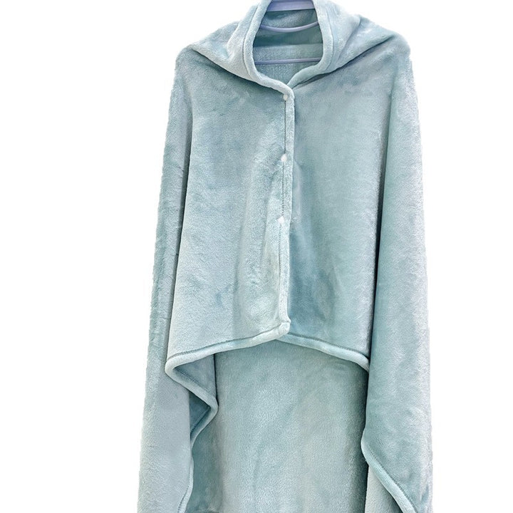 Cozy Fleece Hooded Blanket