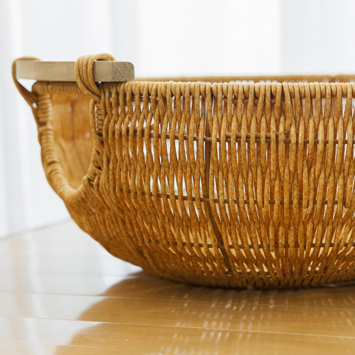 Decorative Woven Living Room Basket Stornfield