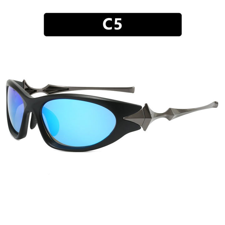 Women's futuristic sports sunglasses with ergonomic design Stornfield