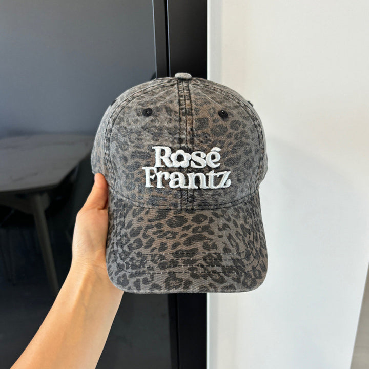 Women's Distressed Leopard Print Baseball Cap Stornfield