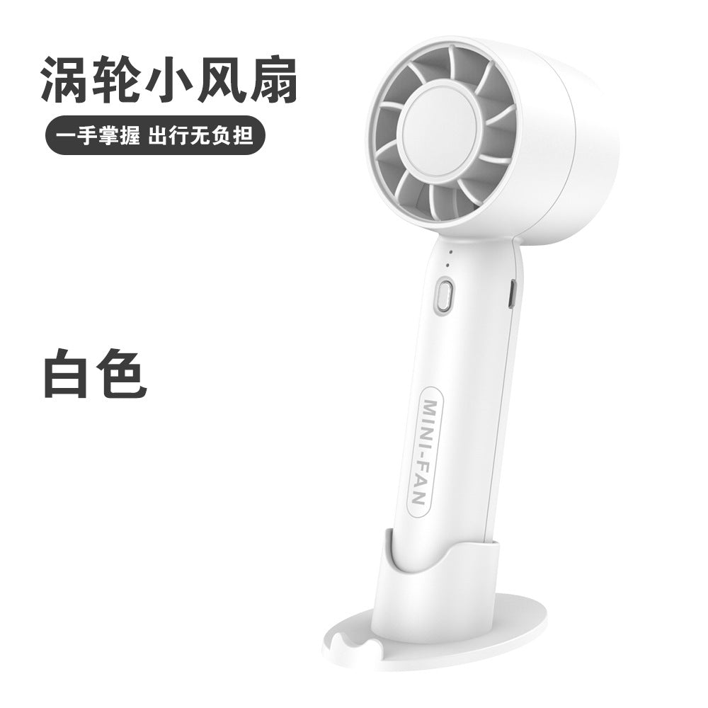 Women's nan compact rechargeable high-speed pocket handheld fan with LED display Stornfield