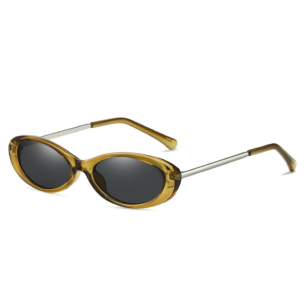 Retro-Inspired Oval Frame Sunglasses Stornfield