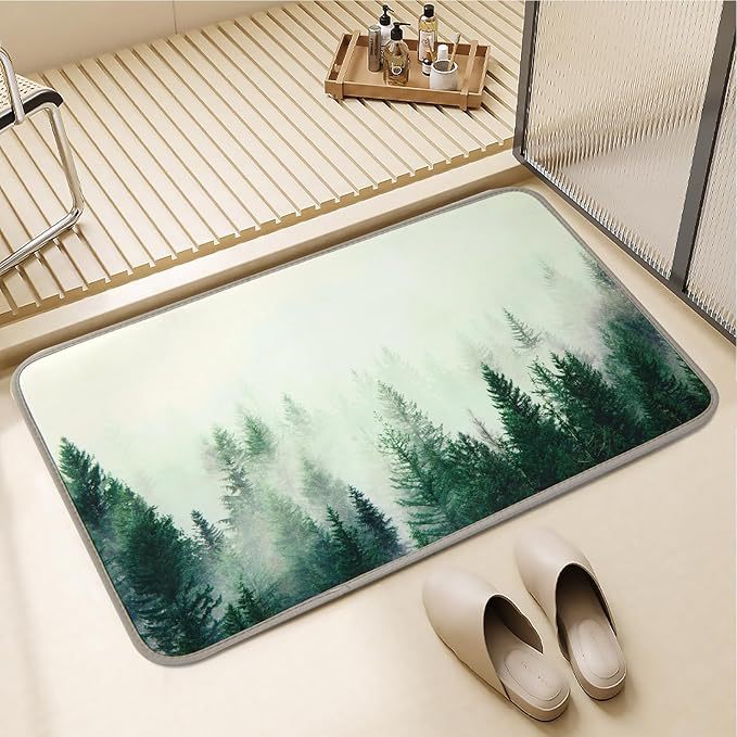 Home Decorative Bath Mat for Bathroom