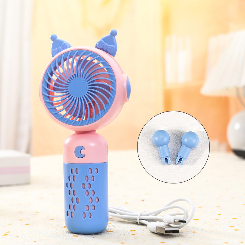 Ladies Portable Mini Handheld Fan with Cat Ears Stornfield