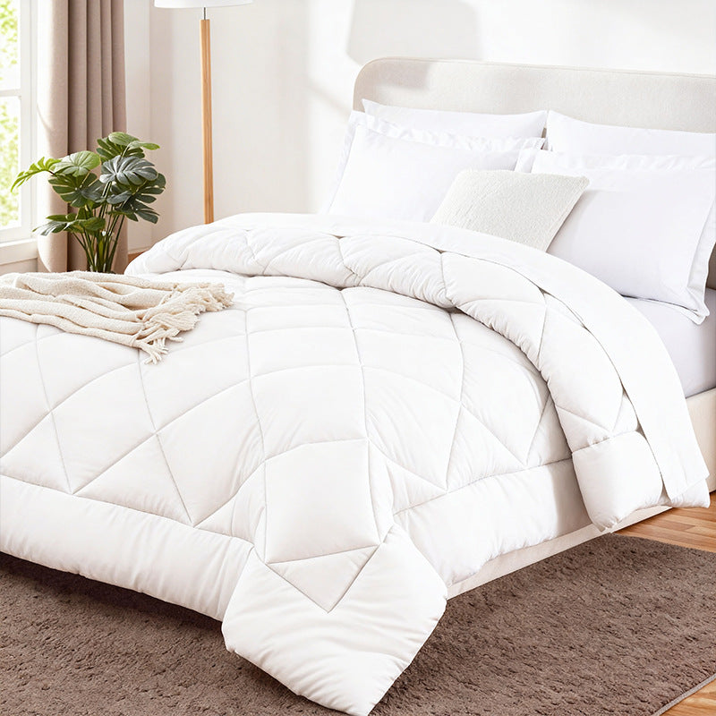 Luxurious Diamond Quilted Comforter Set Stornfield