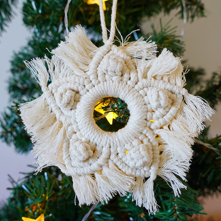 Decorative Macrame Star Ornament Stornfield