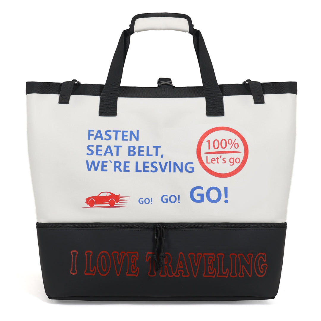 Travel Duffel Bag with Inspirational Quotes