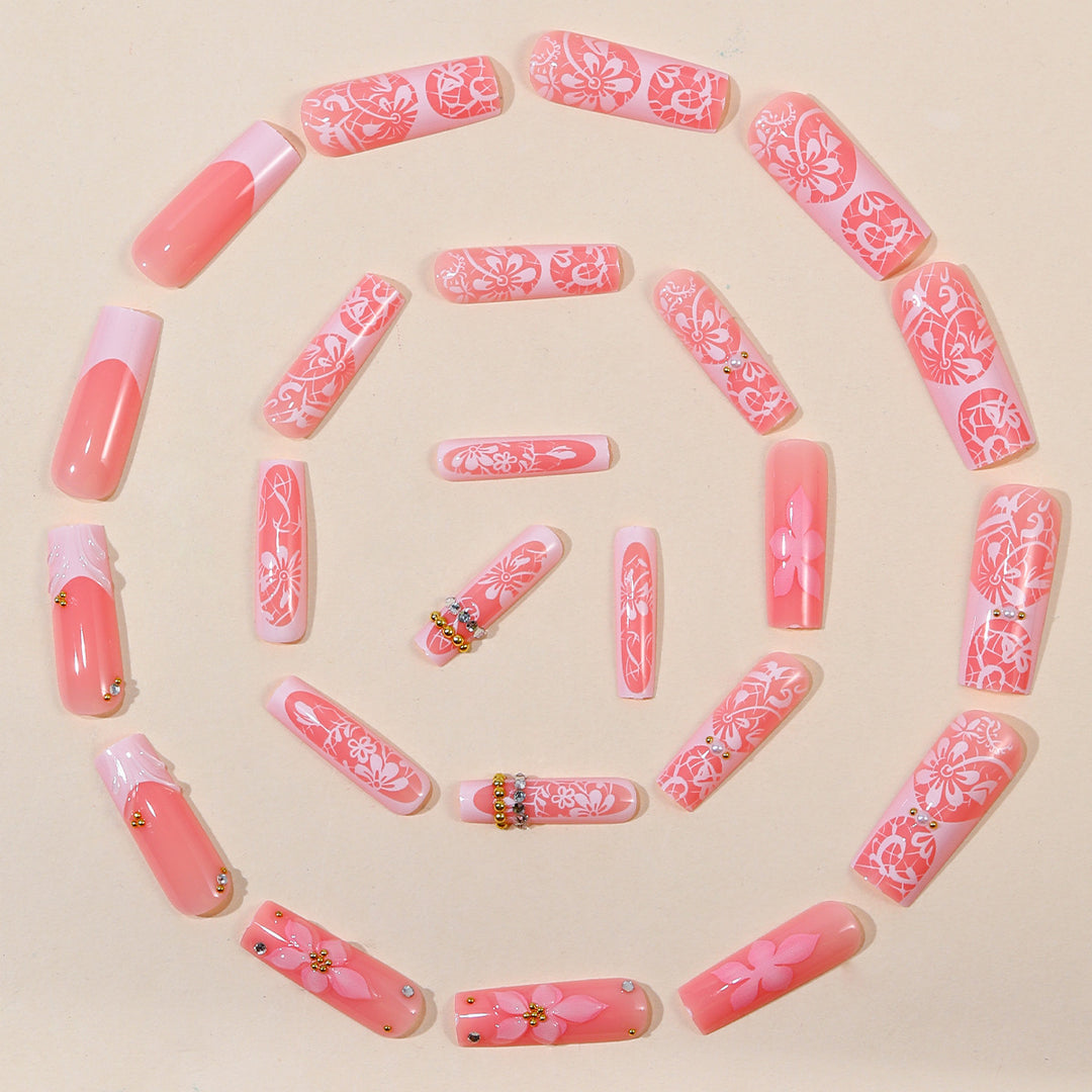 Floral Decorative 3D Nail Art Extensions Stornfield
