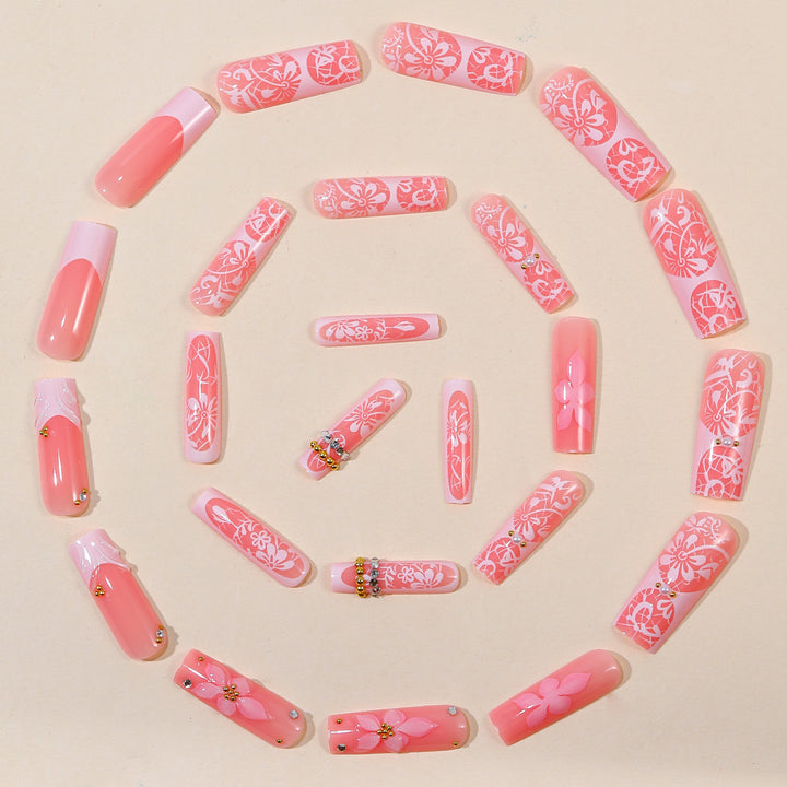 Floral Decorative 3D Nail Art Extensions Stornfield