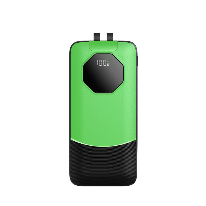 Portable power bank with water-repellent surface and digital charge status indicator Stornfield