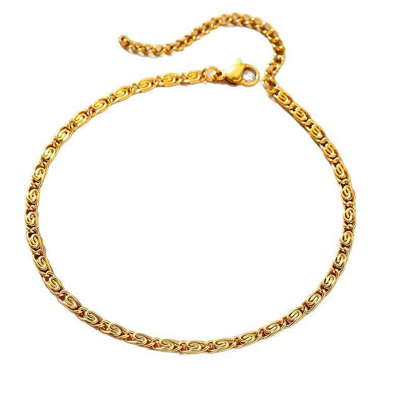 Woven Silver Chain Bracelet Stornfield