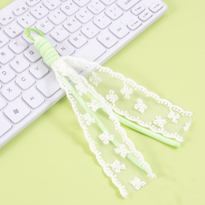 Elegant Lace Tassel Keychain Stornfield