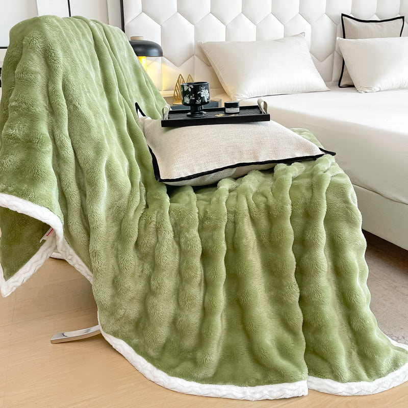 Plush Faux Fur Throw Blanket Stornfield