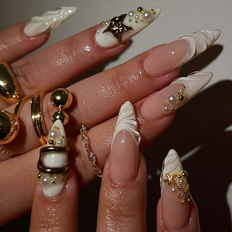 Decorative Acrylic Press-On Nail Collection Stornfield