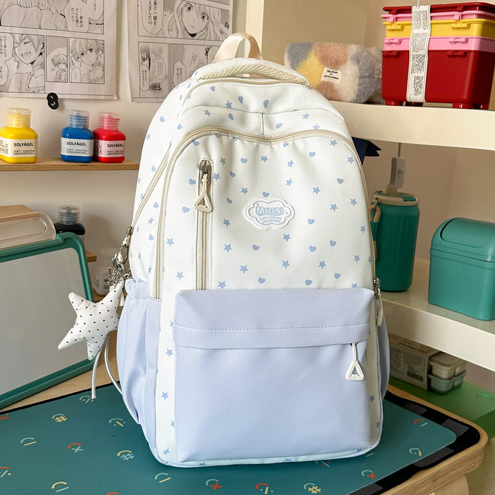 Star Print Casual Backpack Stornfield