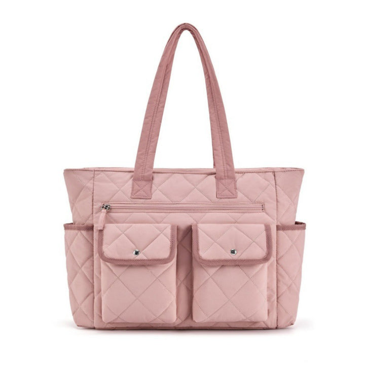 Quilted Tote Bag with Practical Outside Pockets Stornfield