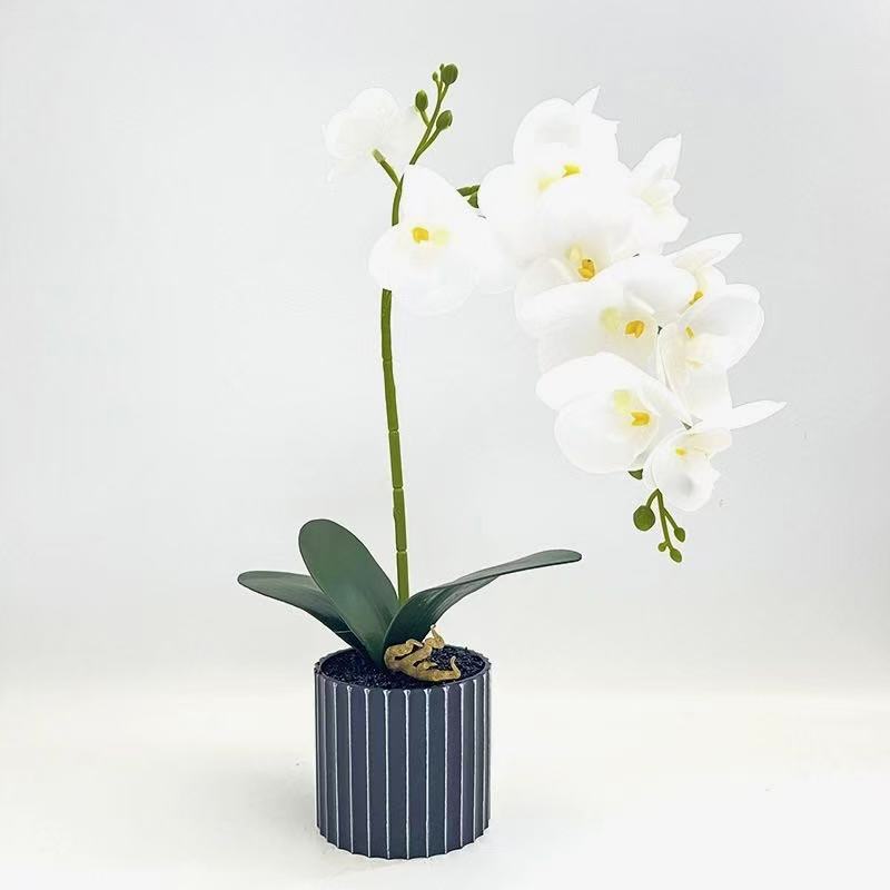 Realistic Faux Orchid Arrangement  1790480718