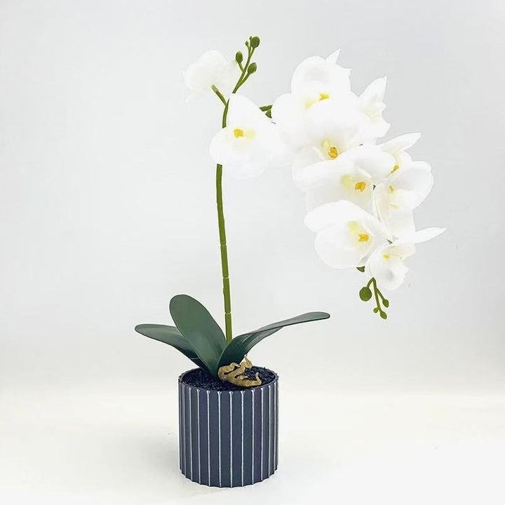 Realistic Faux Orchid Arrangement  1790480718