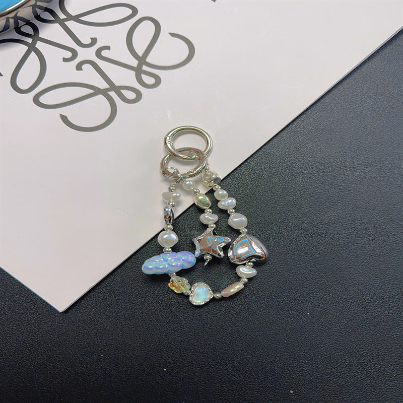 Decorative Beaded Charm Keychain Stornfield 1790135647