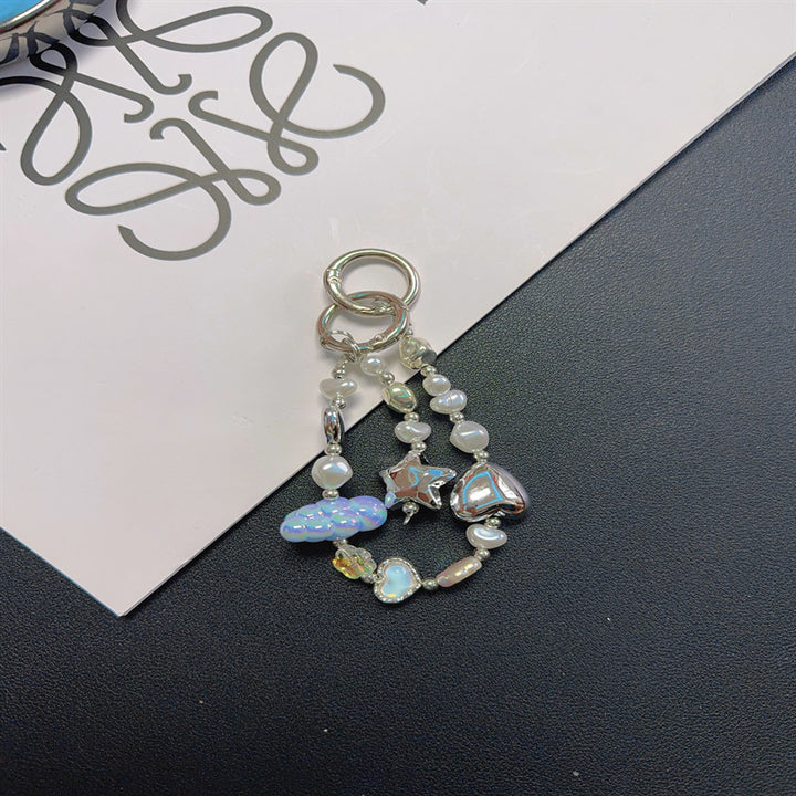 Decorative Beaded Charm Keychain Stornfield 1790135647