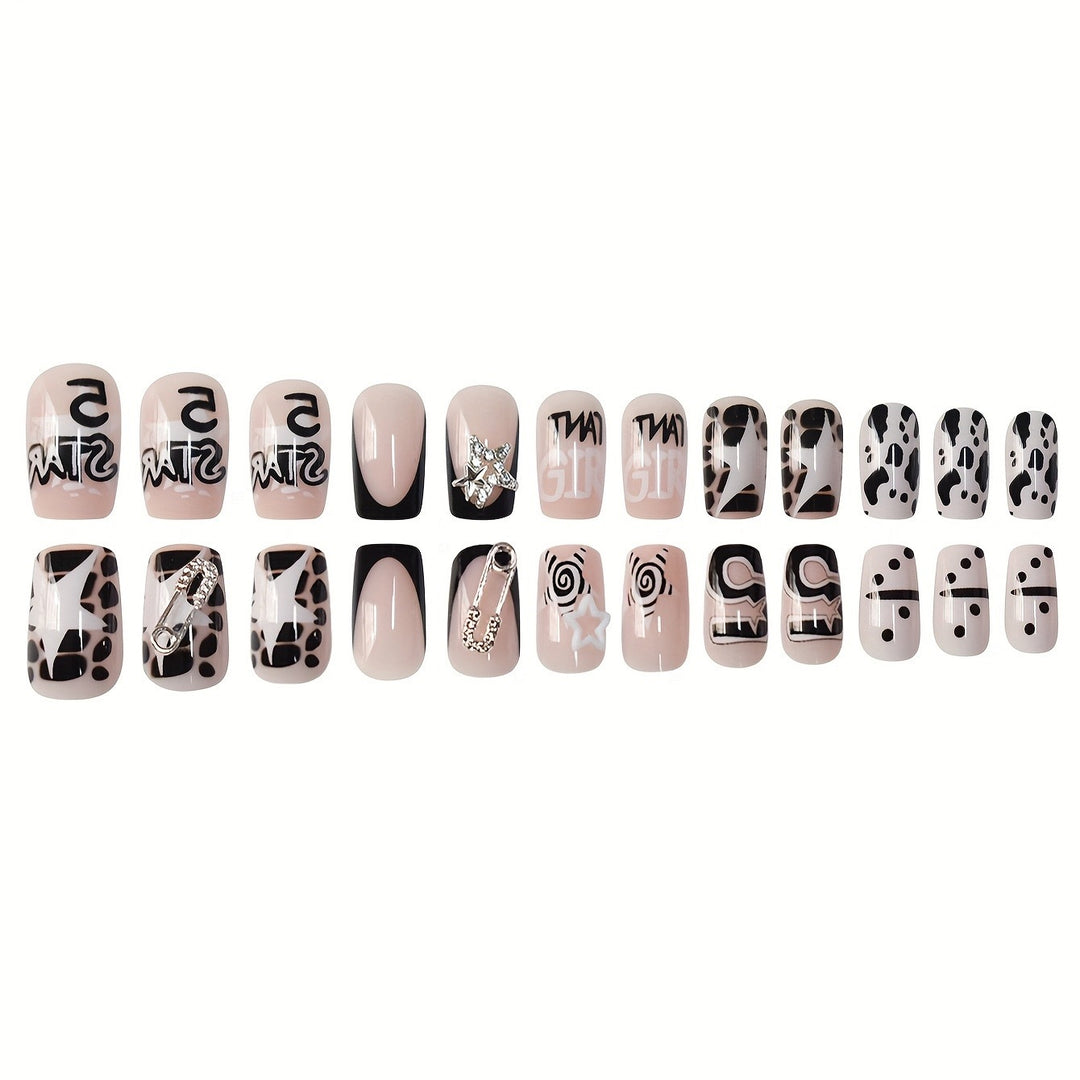 Chic Press-On Nail Set Stornfield