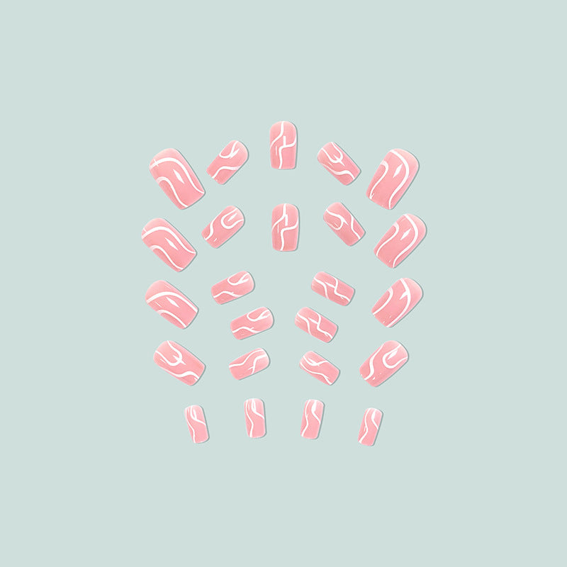 Creative nail art with aesthetic lines Stornfield
