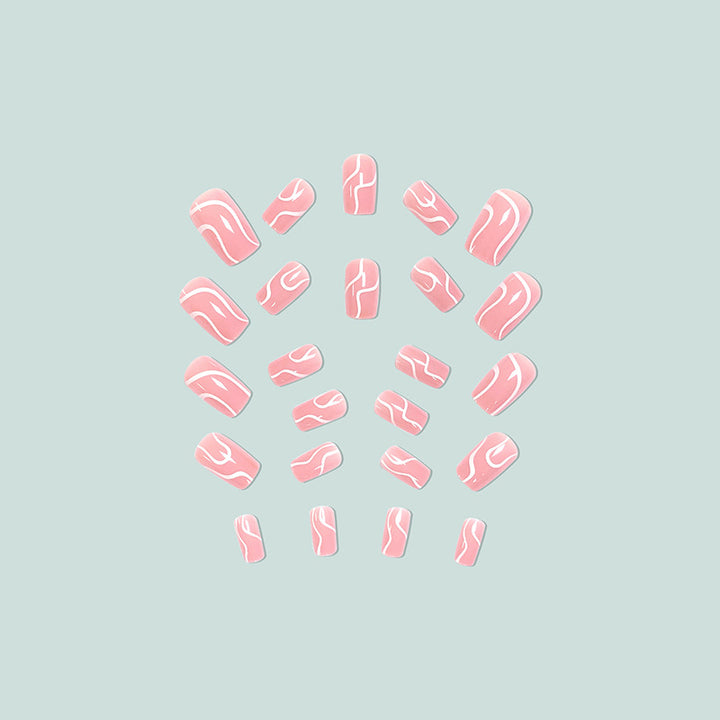 Creative nail art with aesthetic lines Stornfield