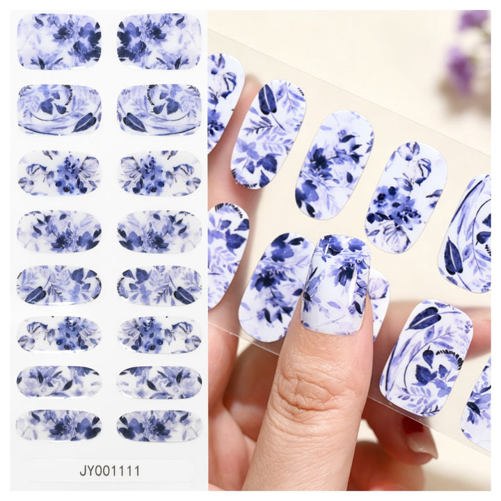 Floral Design Nail Wraps