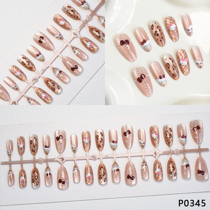 Playful Animal Print Press-On Nail Set Stornfield