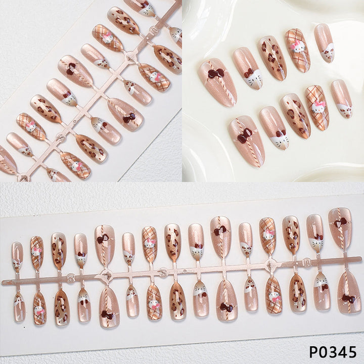 Playful Animal Print Press-On Nail Set Stornfield