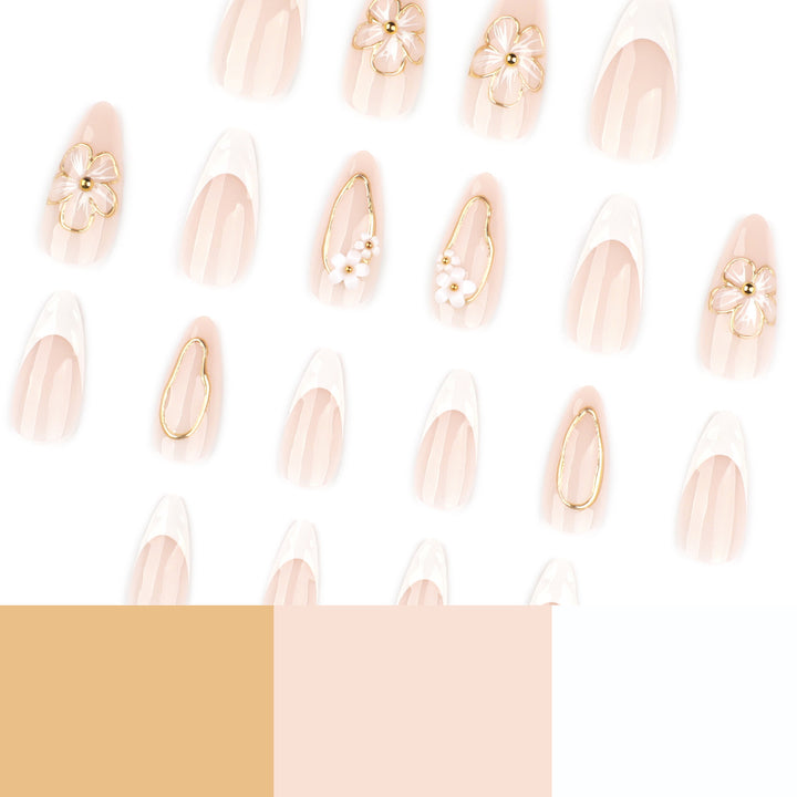 Elegant and artistically designed stiletto nails Stornfield