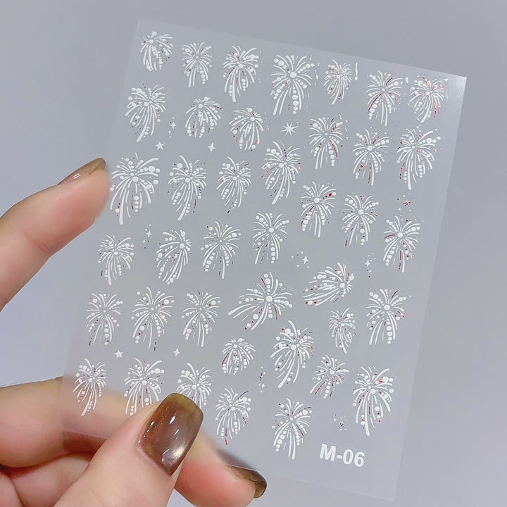 High-Quality Nail Art Foil Sticker Sheet