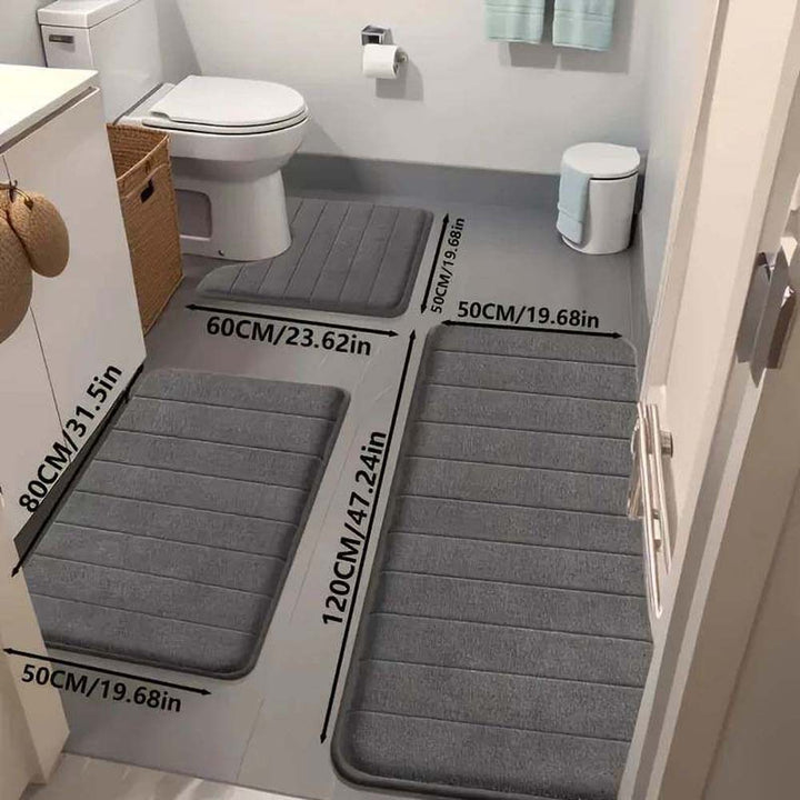 Memory Foam Bathroom Rug Set