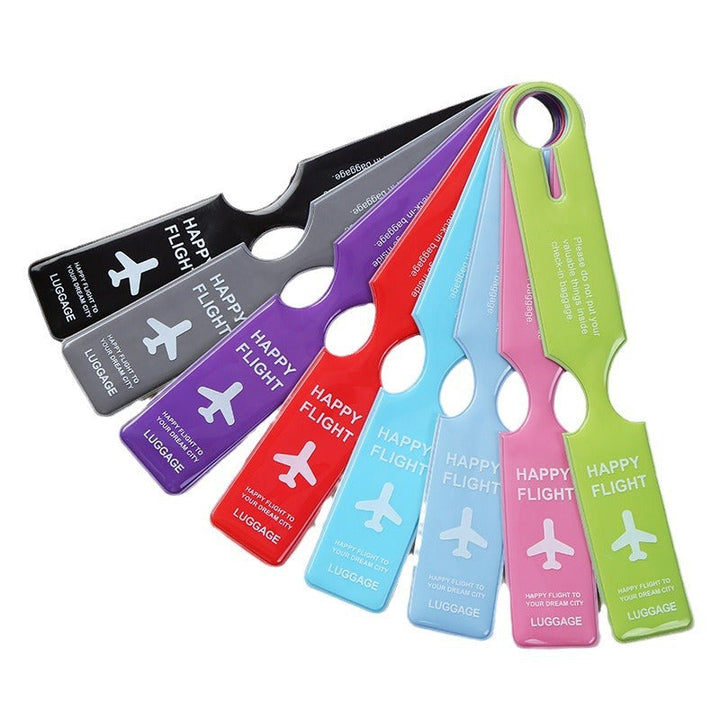 reflective PVC luggage handle wrap tag with secure snap closure Stornfield