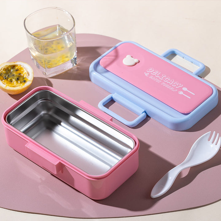 Dual-Compartment Bento Lunch Box