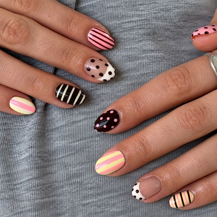 Creative nail art set with different designs Stornfield