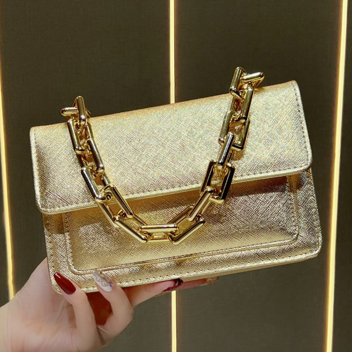 Elegant Chain-Handled Handbag