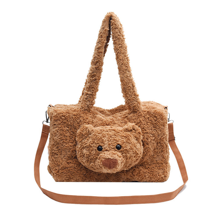 Plush handbag with bear motif Stornfield