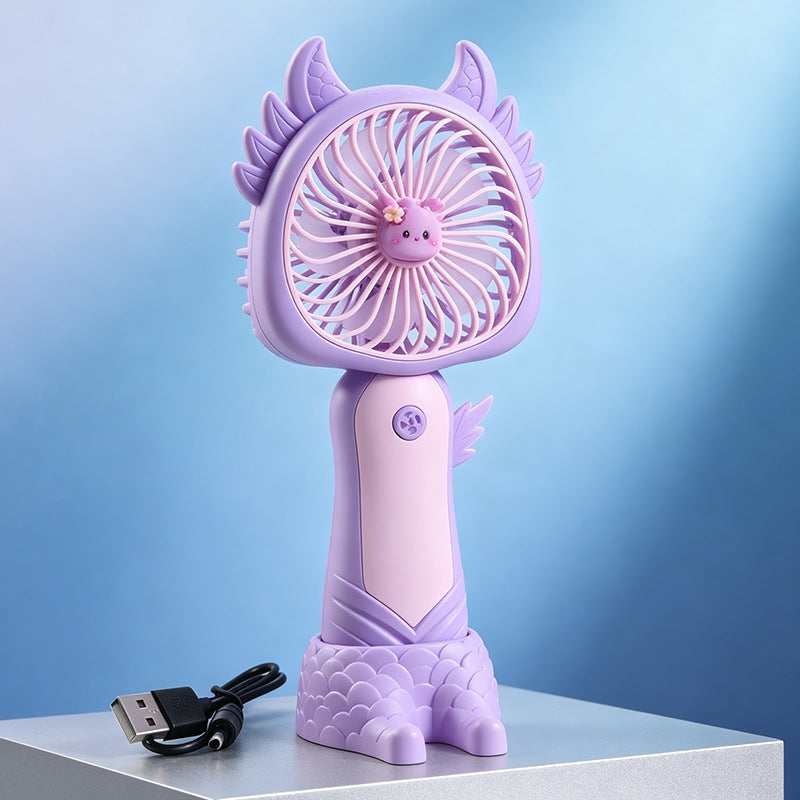Ladies Portable Mini Handheld Fan with Cat Ears Stornfield