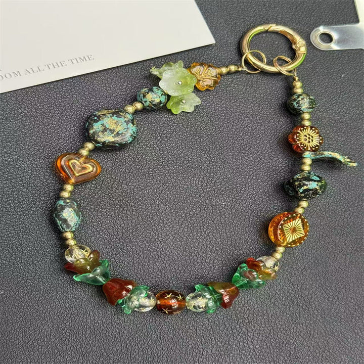Decorative Beaded Charm Keychain Stornfield 1790135326