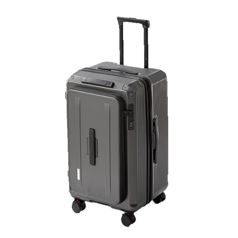 Men's Smart Multi-Compartment Hard Shell Travel Suitcase Stornfield