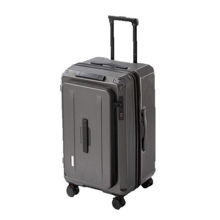 Men's Smart Multi-Compartment Hard Shell Travel Suitcase Stornfield