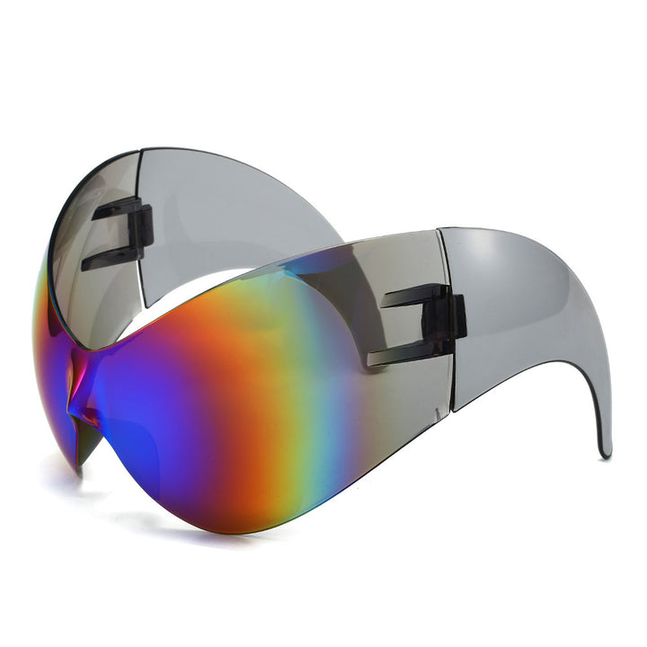 Oversized Futuristic Shield Sunglasses Stornfield