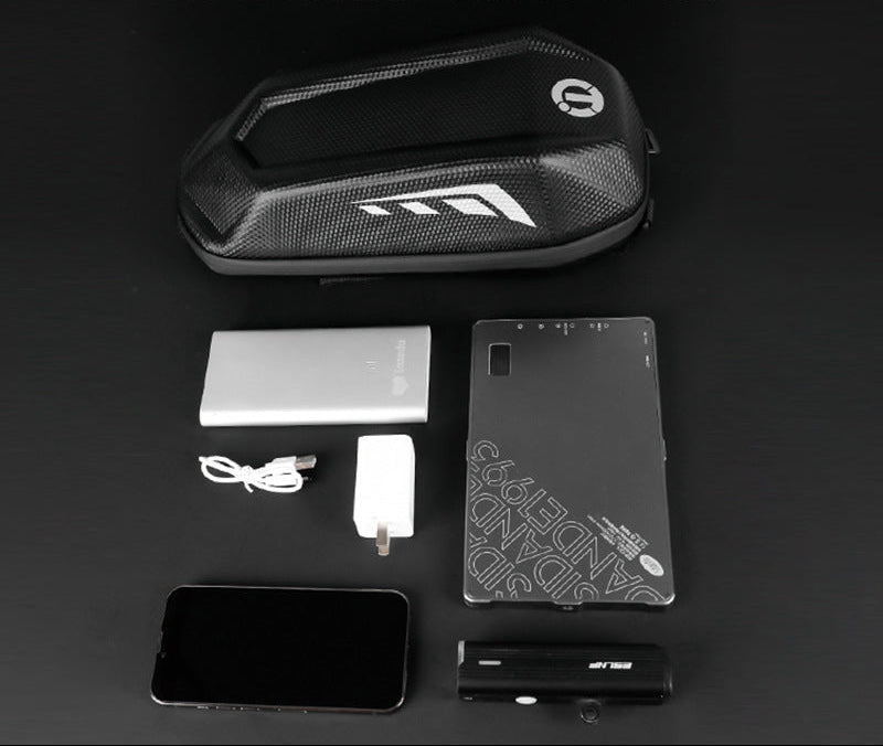 rigid front-mounted waterproof hard-shell storage bag for electric scooter Stornfield
