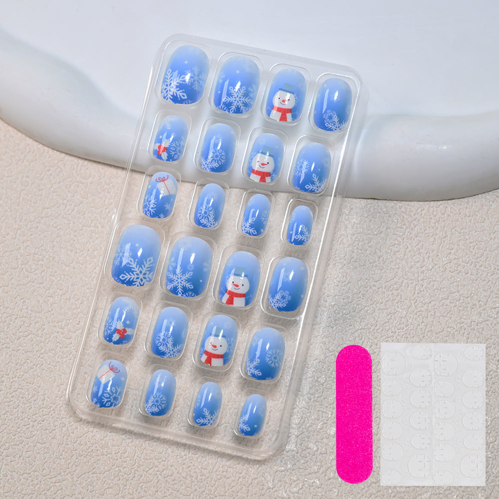 Themed Summer Beach Nail Art Press-On Nails Stornfield