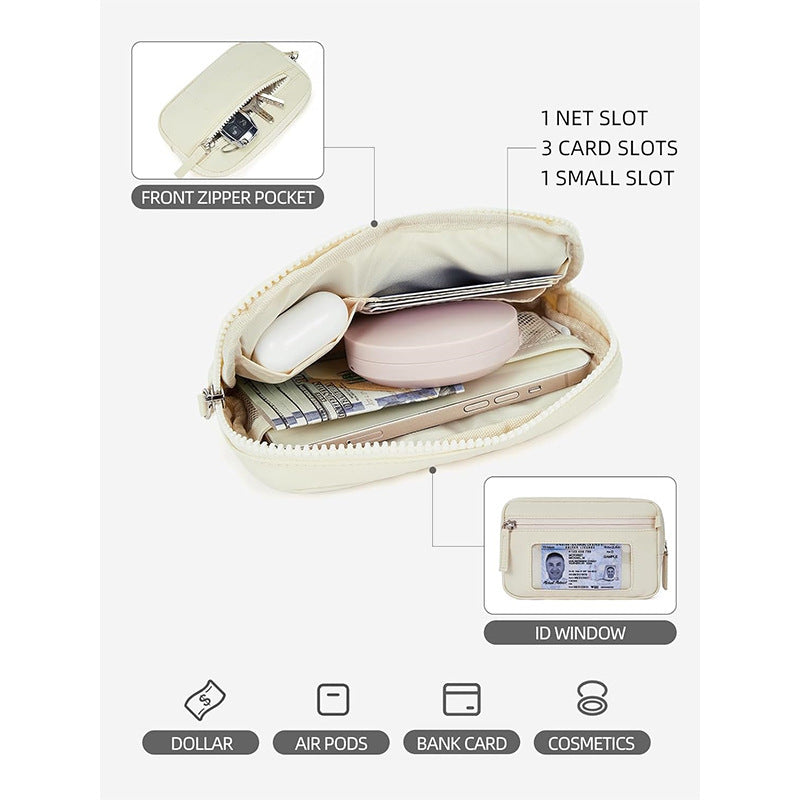 Stylish and Practical Cosmetic Clutch with Removable Carrying Strap Stornfield